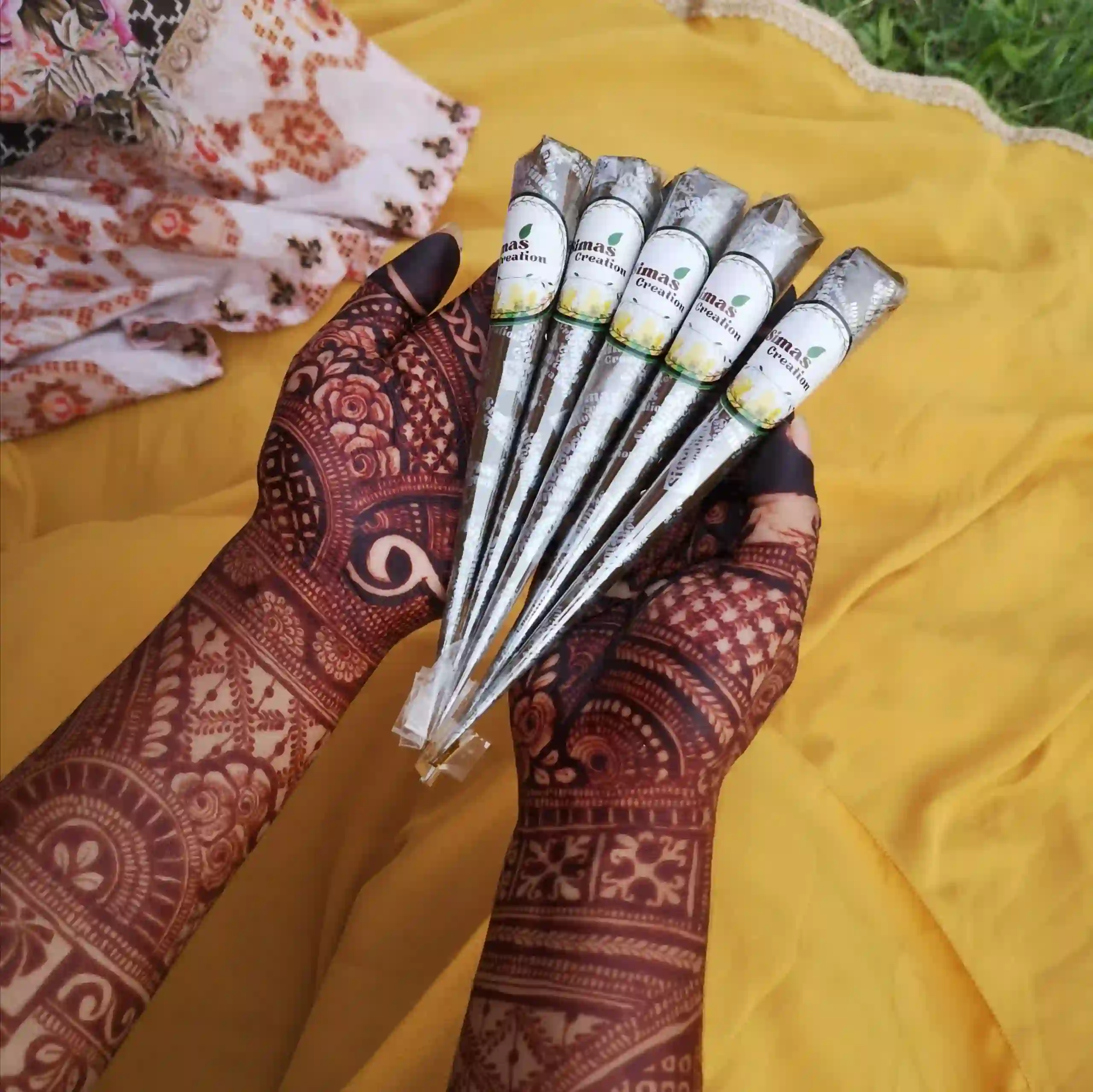 100% organic mehendi cone